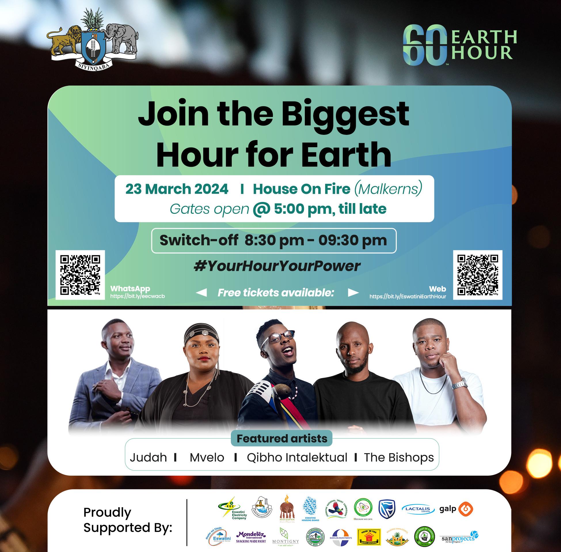 Eswatini Earth Hour 2024 Pic